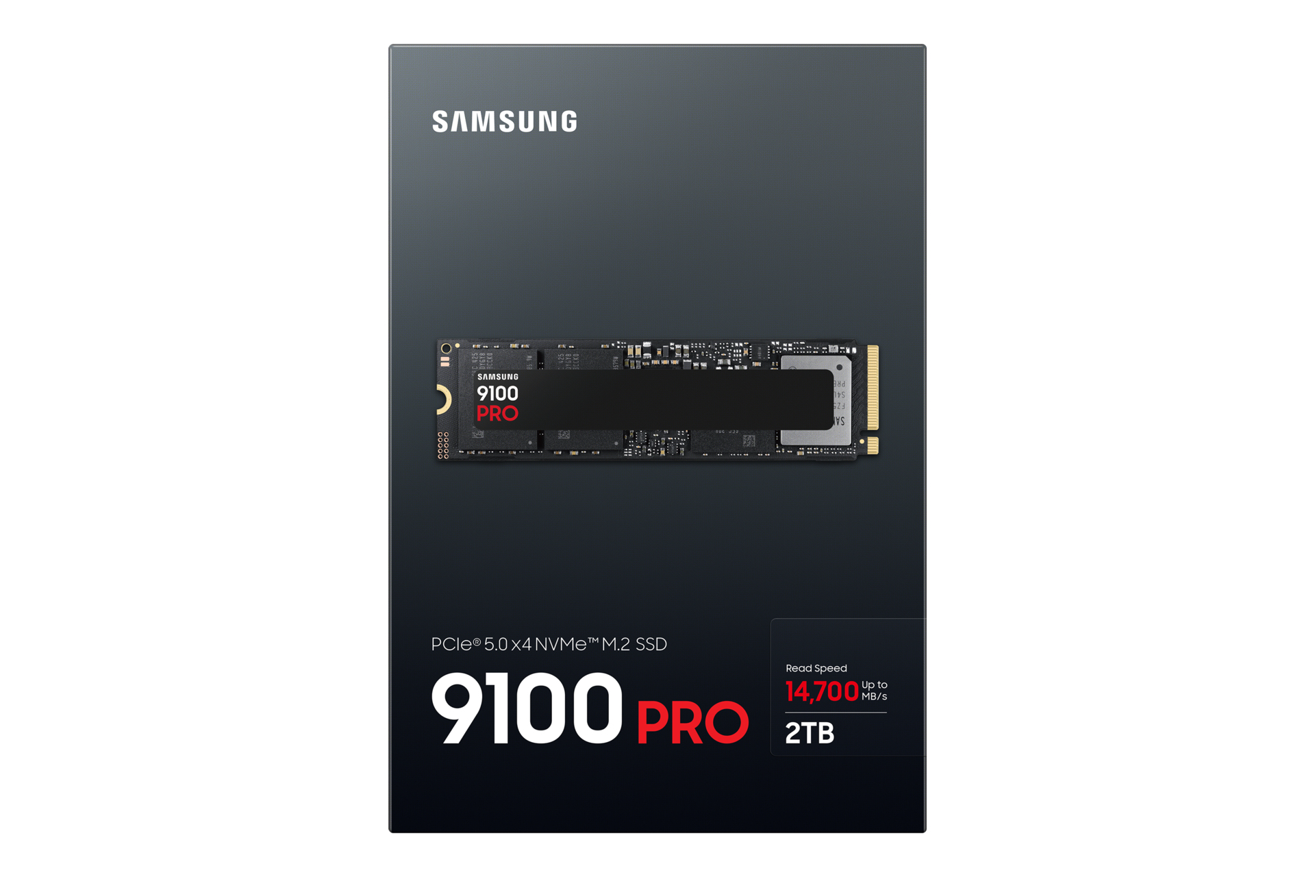 Samsung 9100 PRO 2TB PCIe Gen 5 x 4 NVMe 14700-13400 M.2 2280 SSD MZ-VAP2T0BW