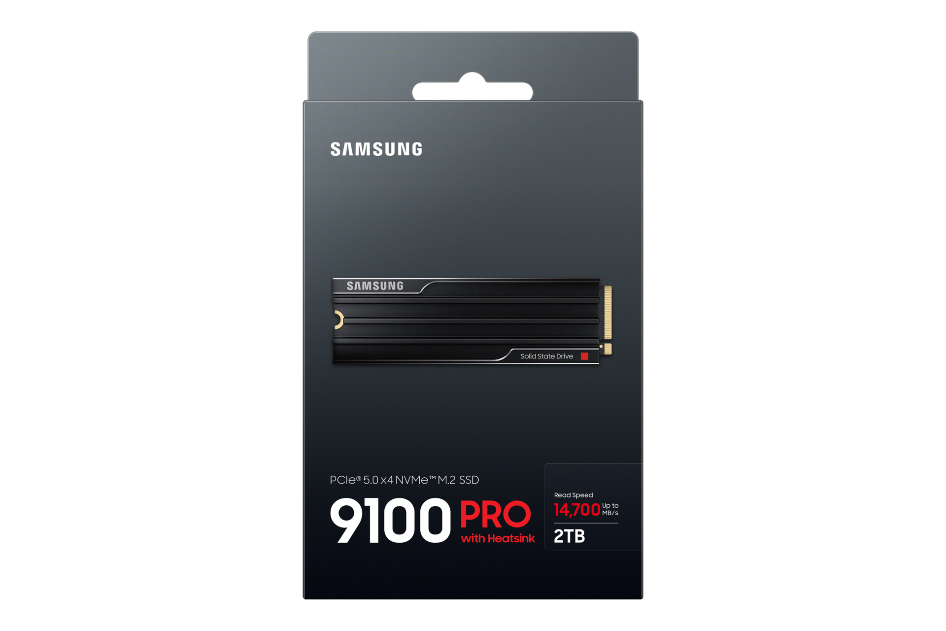 Samsung 9100 PRO 2TB PCIe Gen 5 x 4 NVMe 22x80mm M.2 14700-13400 Soğutuculu SSD MZ-VAP2T0CW