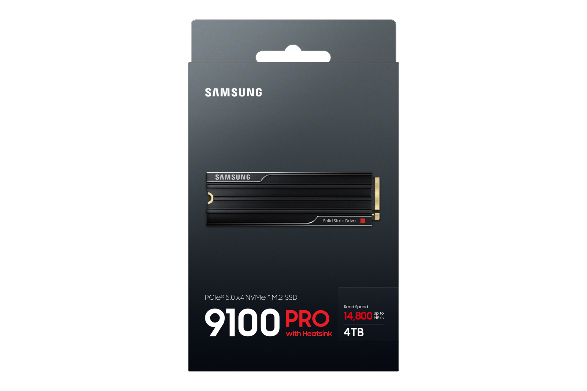 Samsung 9100 PRO 4TB PCIe Gen 5 x4 NVMe M.2 2280 Soğutuculu SSD 14800-13400 MZ-VAP4T0CW