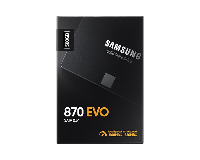 Samsung 870 EVO 500GB 2.5 inç SATA 3 SSD MZ-77E500BW