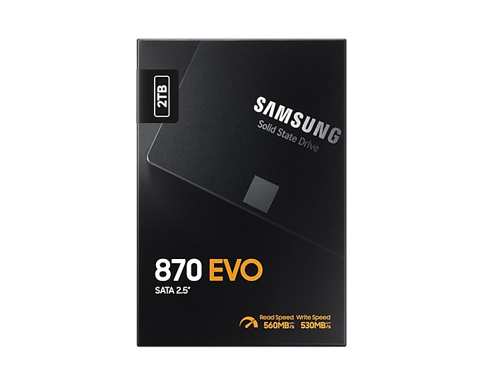 Samsung 870 EVO 2TB 2.5 inç SATA 3 SSD MZ-77E2T0BW