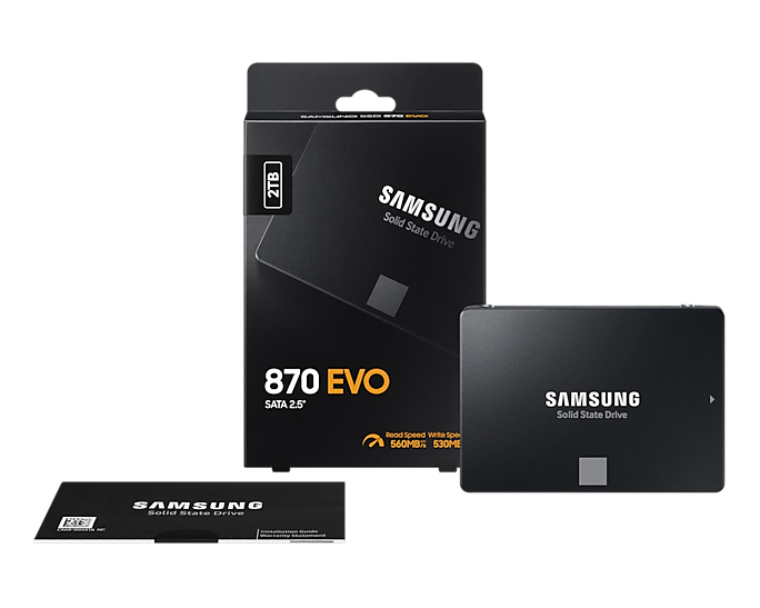 Samsung 870 EVO 2TB 2.5 inç SATA 3 SSD MZ-77E2T0BW