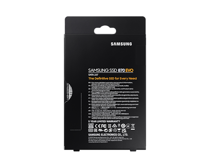 Samsung 870 EVO 4TB 2.5 inç SATA 3 SSD MZ-77E4T0BW