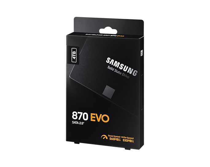 Samsung 870 EVO 4TB 2.5 inç SATA 3 SSD MZ-77E4T0BW
