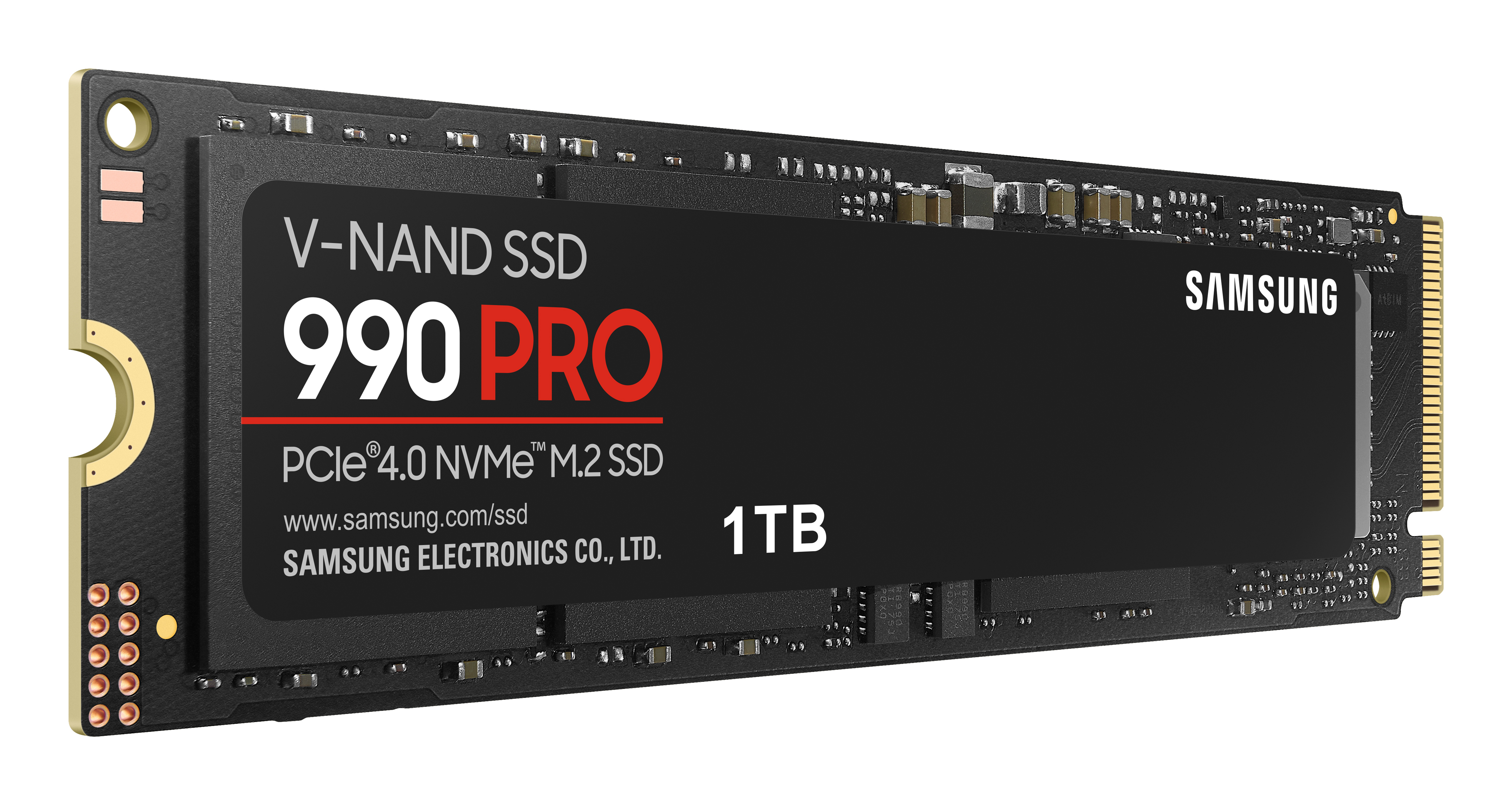 Samsung 990 PRO 1TB PCIe Gen 4.0 x4 NVMe M.2 2280 SSD 7450-6900 MZ-V9P1T0BW