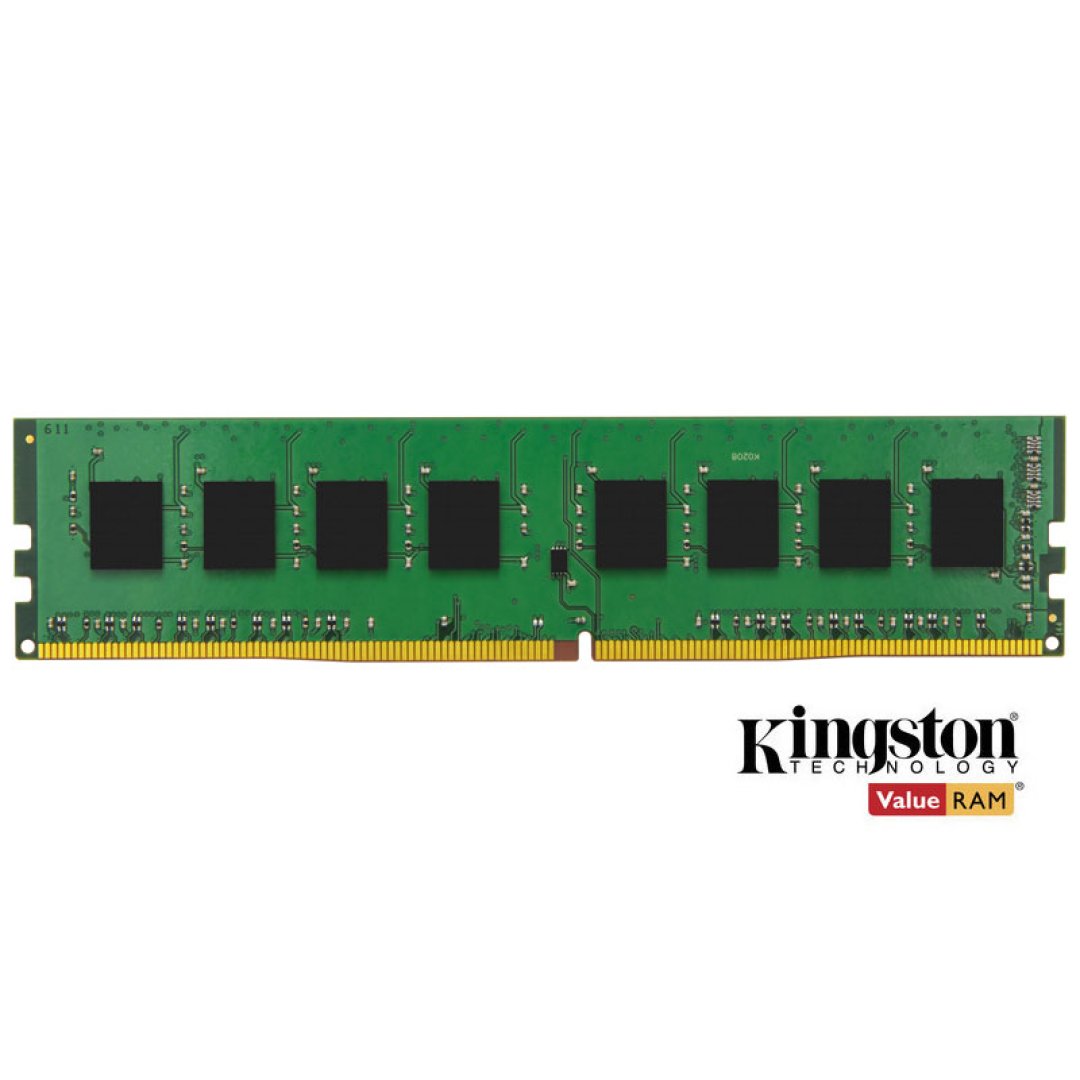 Kingston 16GB DDR4 3200MHz CL22 Masaüstü Rami KVR32N22D8/16WP