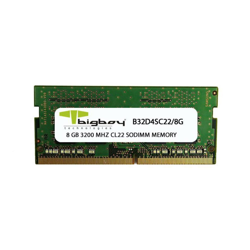 Bigboy 8 GB DDR4 3200 MHz CL22 Notebook Rami B32D4SC22/8G