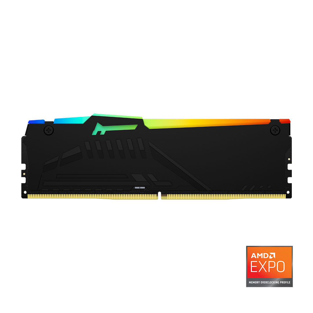 Kingston Beast RGB Expo 64GB DDR5 6000MHz CL30 Performans Ram Kit (2x32GB) KF560C30BBEAK2-64TR