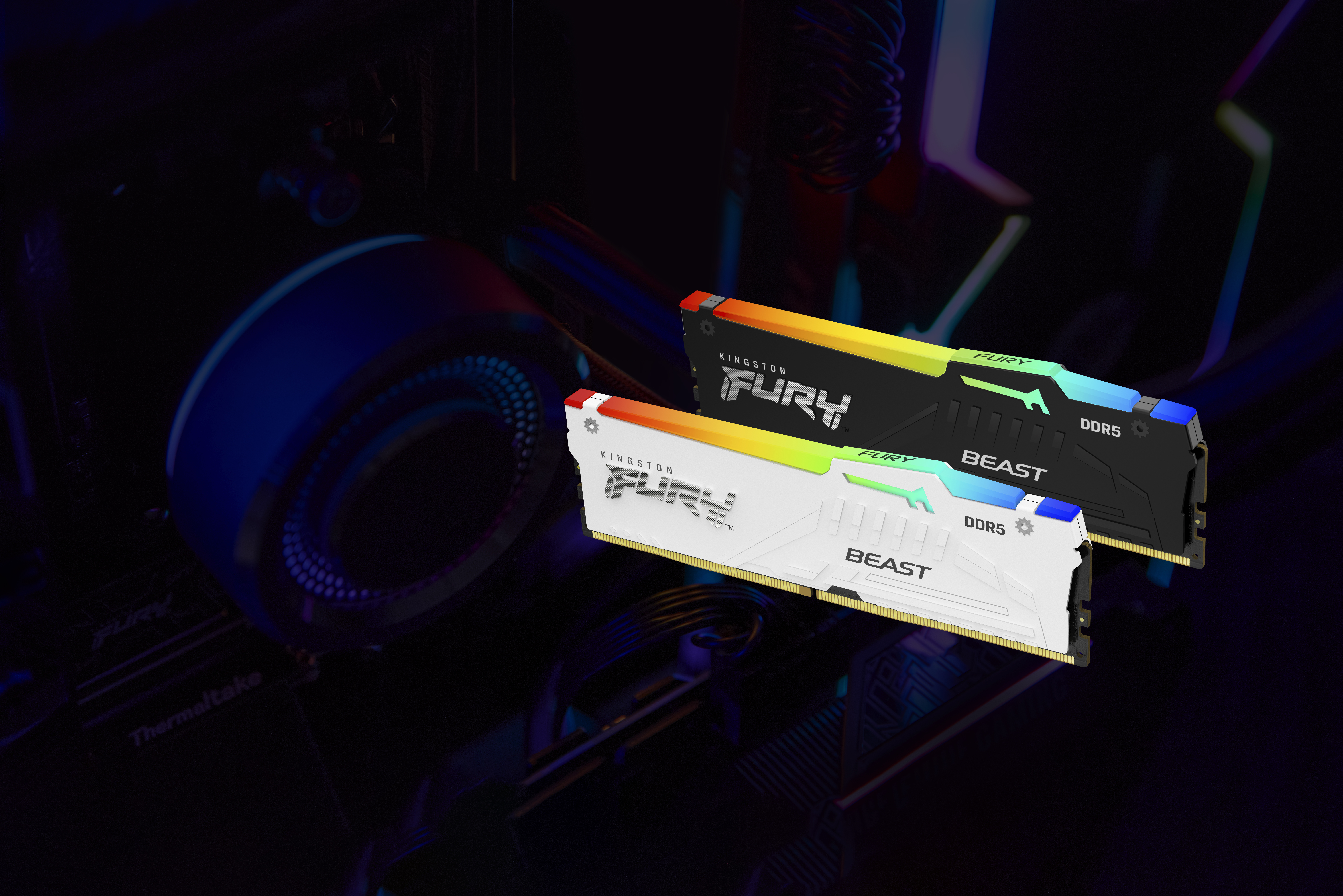 Kingston Beast RGB Expo 32GB DDR5 5600MHz CL36 Performans Ram KF556C36BBEA-32TR