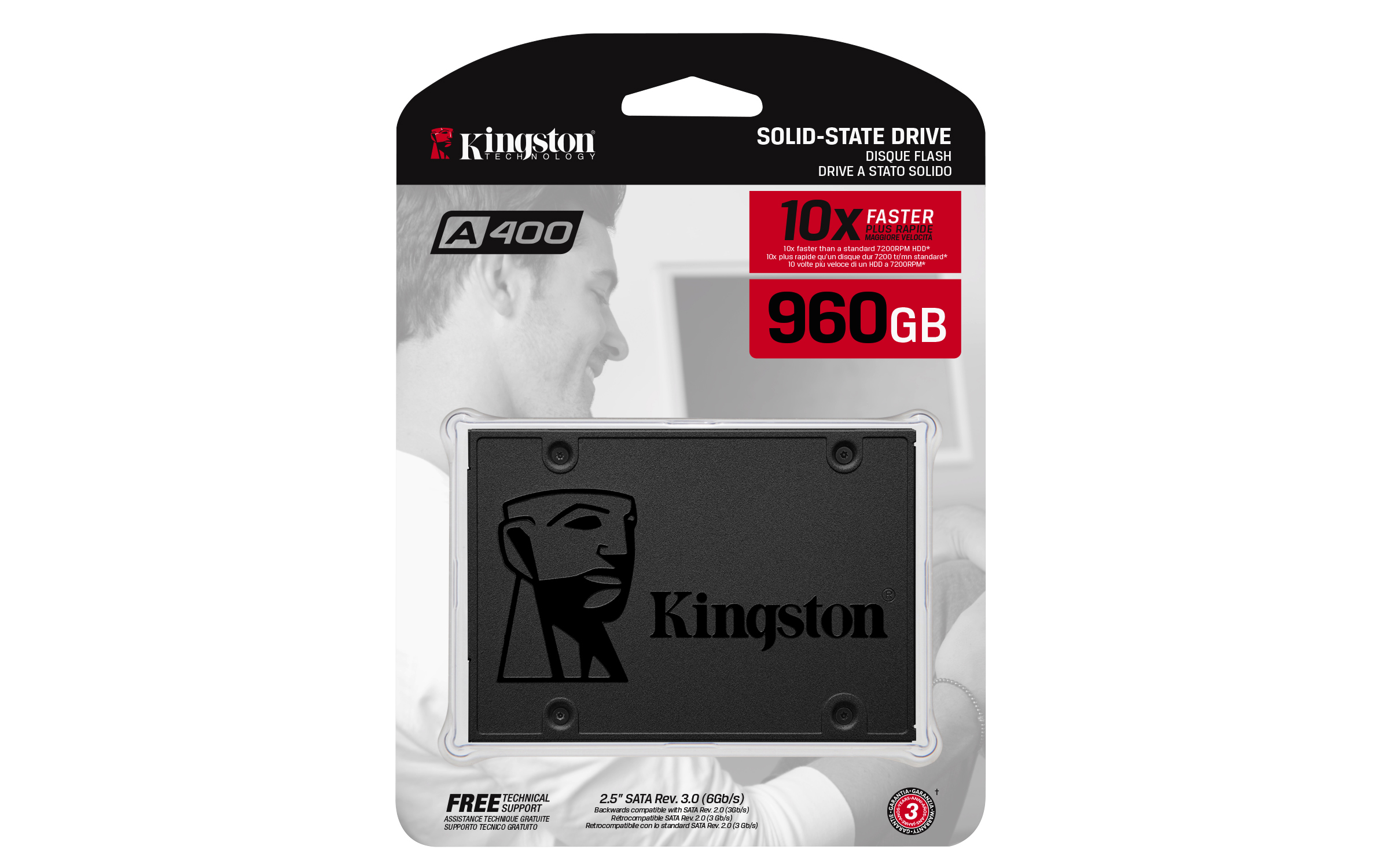 Kingston A400 960 GB 2.5 inç SATA 3 SSD SA400S37/960G