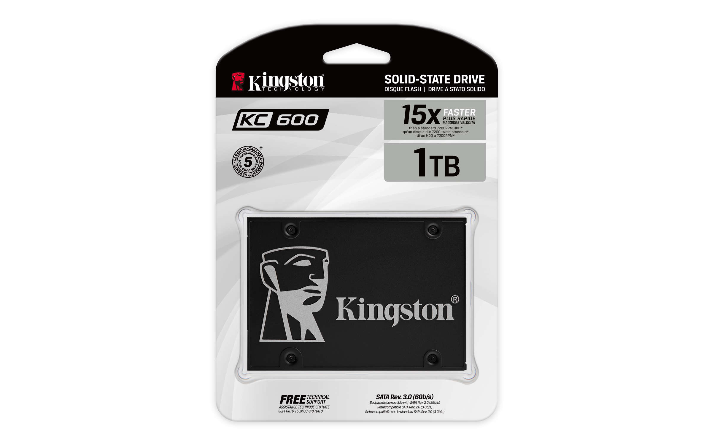 Kingston KC600 1TB 2.5 inç SATA 3 SSD SKC600/1024G
