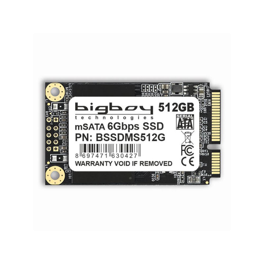 Bigboy 512GB mSata Sata3 Notebook SSD BSSDMS512G