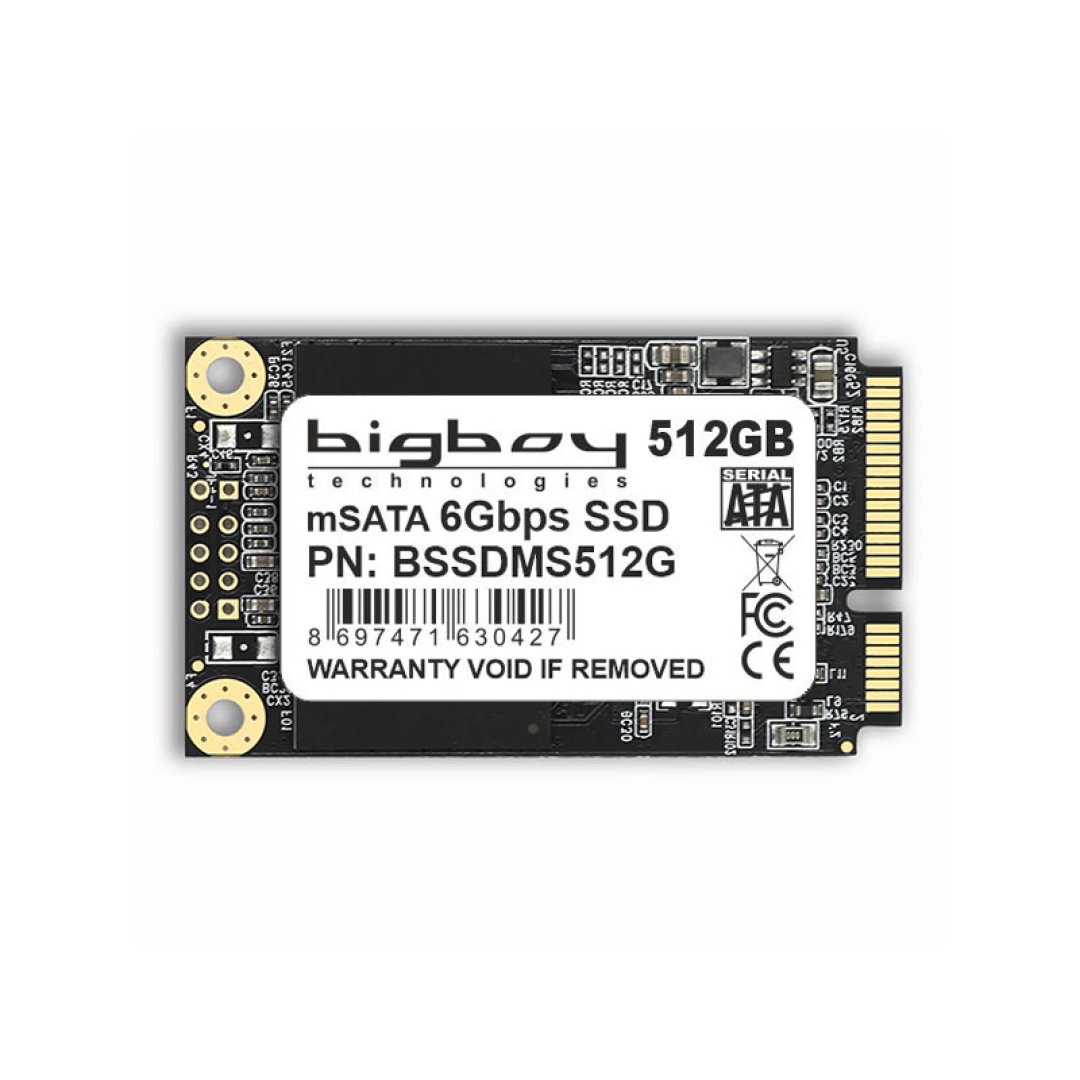Bigboy 512GB mSata Sata3 Notebook SSD BSSDMS512G