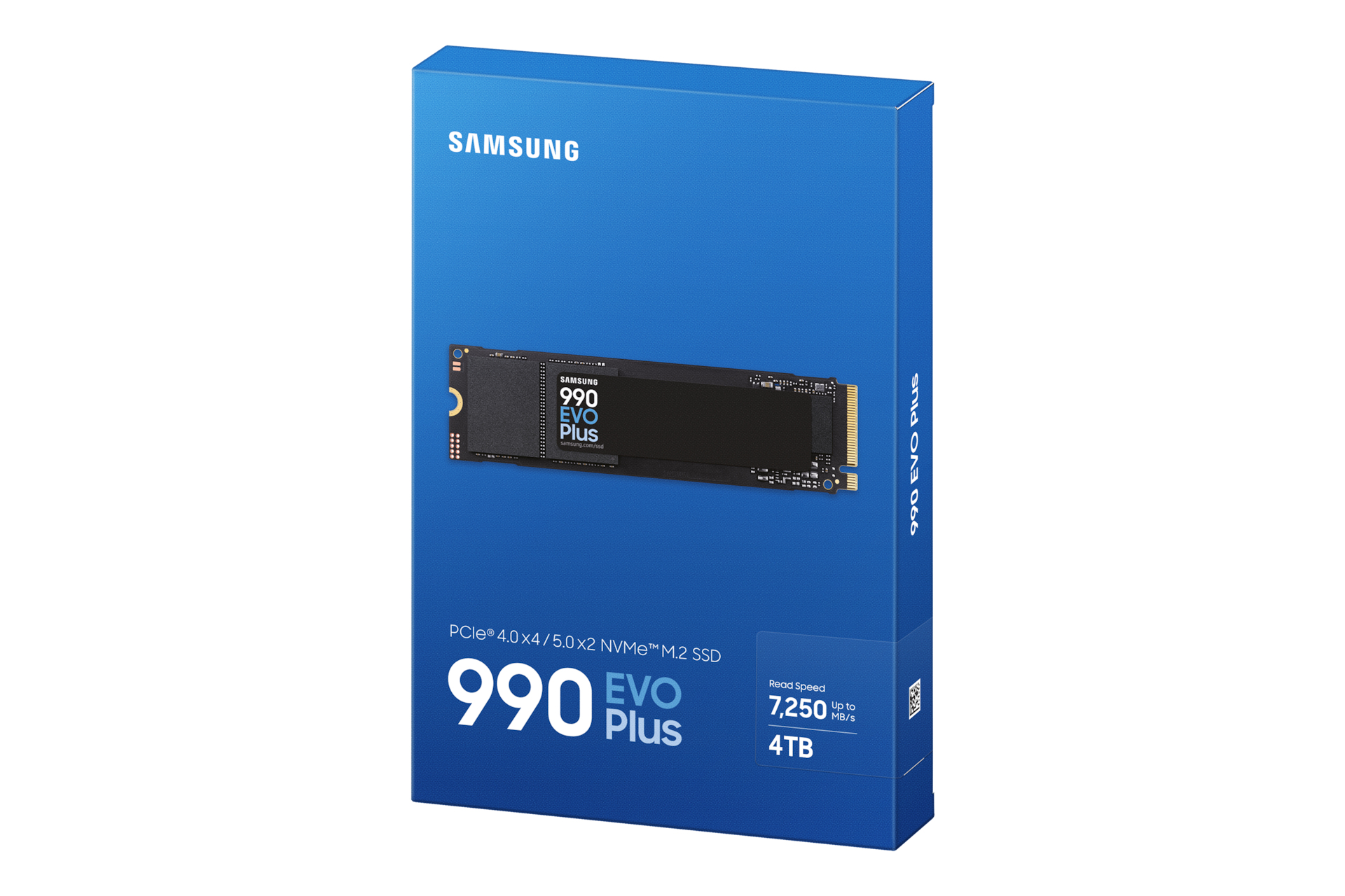 Samsung 990 EVO Plus 4TB PCIe Gen 4.0 x4 NVMe M.2 2280 SSD 7250-6300 MZ-V9S4T0BW