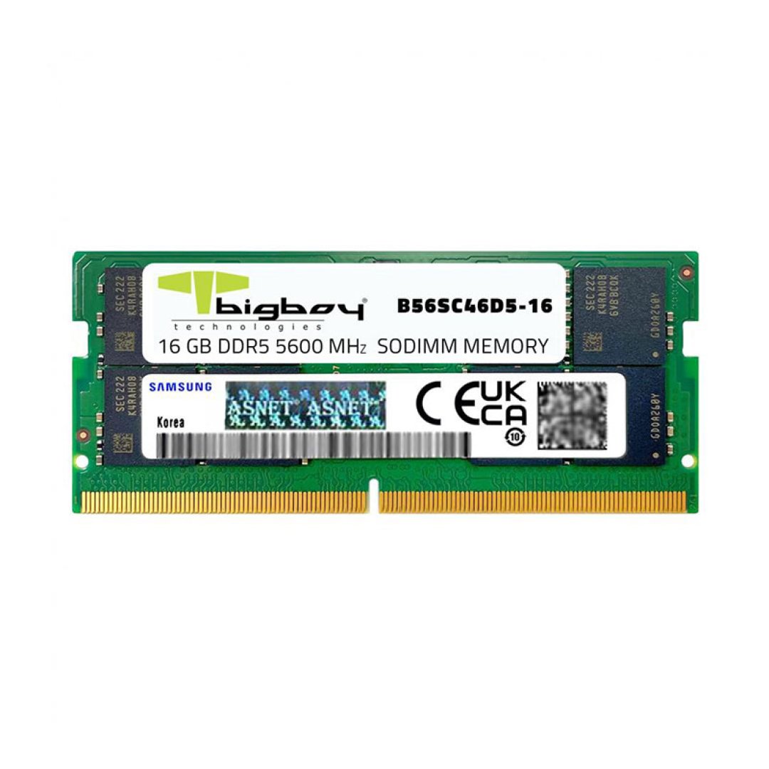 Bigboy 16GB DDR5 5600MHz CL46 Notebook Ram B56SC46D5-16