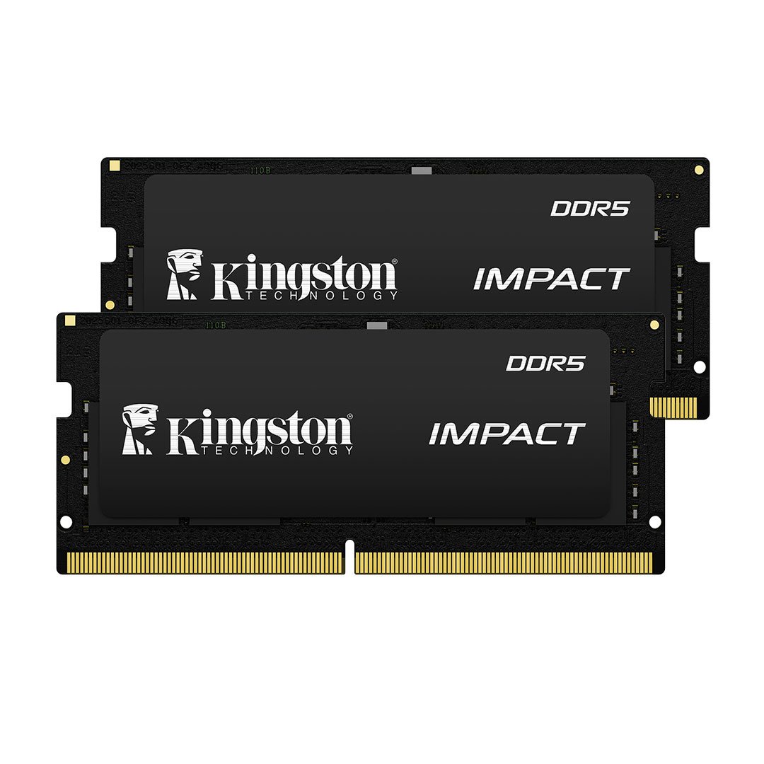 Kingston Impact 64GB DDR5 5600MHz CL40 Notebook Performans Ram Kit (2x32GB) KF556S40IBK2-64TR