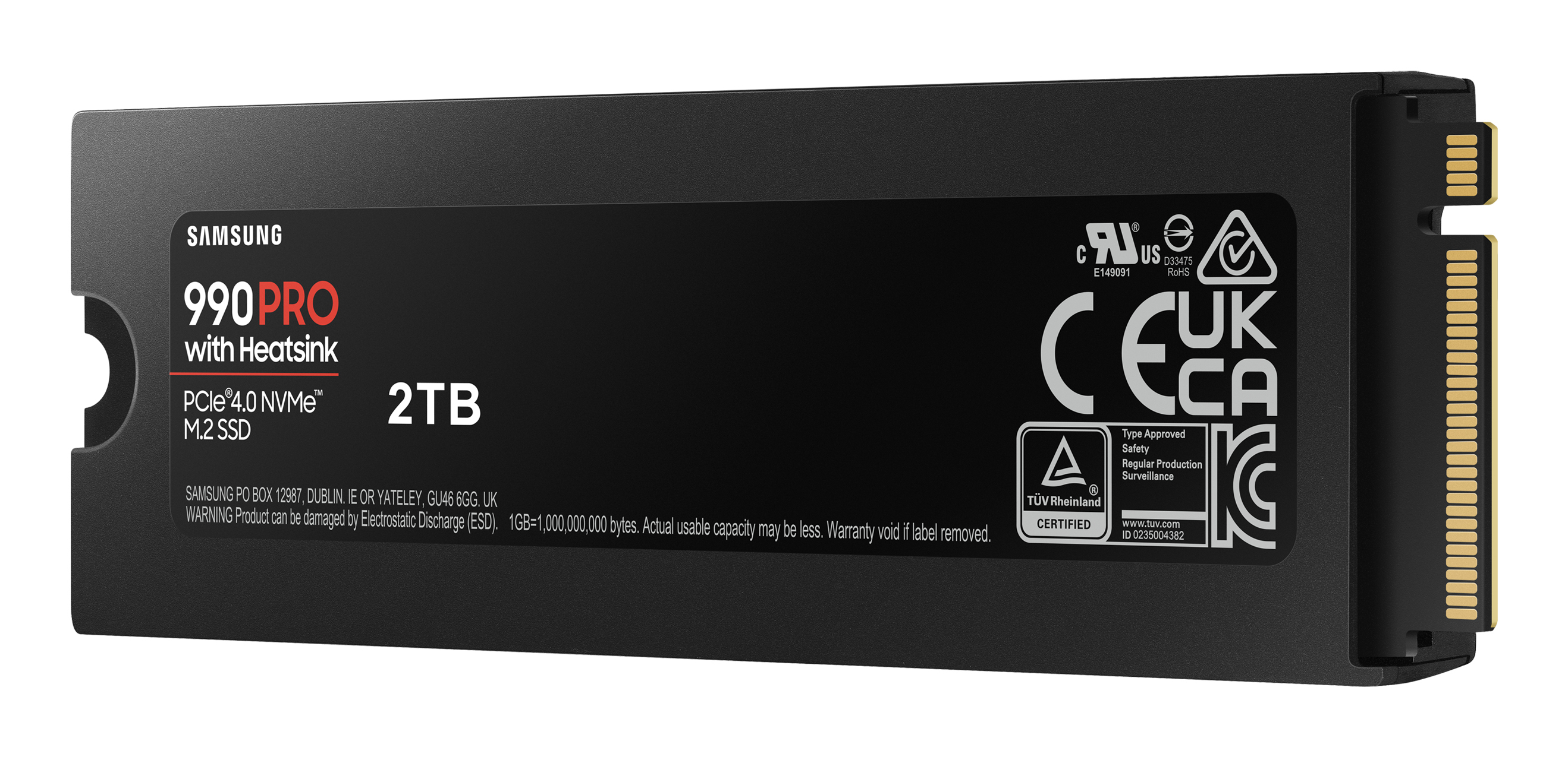 Samsung 990 PRO 2TB PCIe Gen 4.0 x4 NVMe M.2 2280 Soğutuculu SSD 7450-6900 MZ-V9P2T0CW