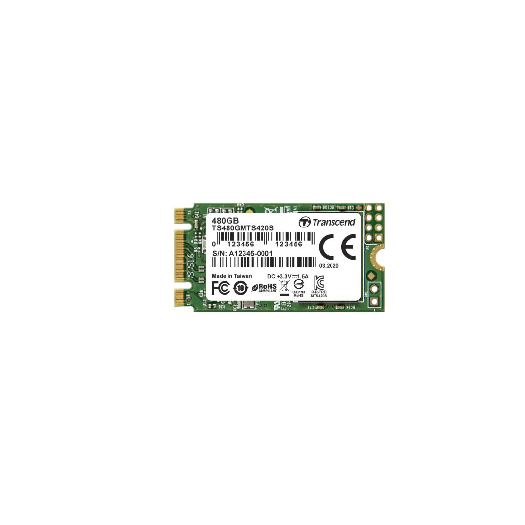 Transcend MTS420S 480GB 22x42mm M.2 Sata SSD TS480GMTS420S