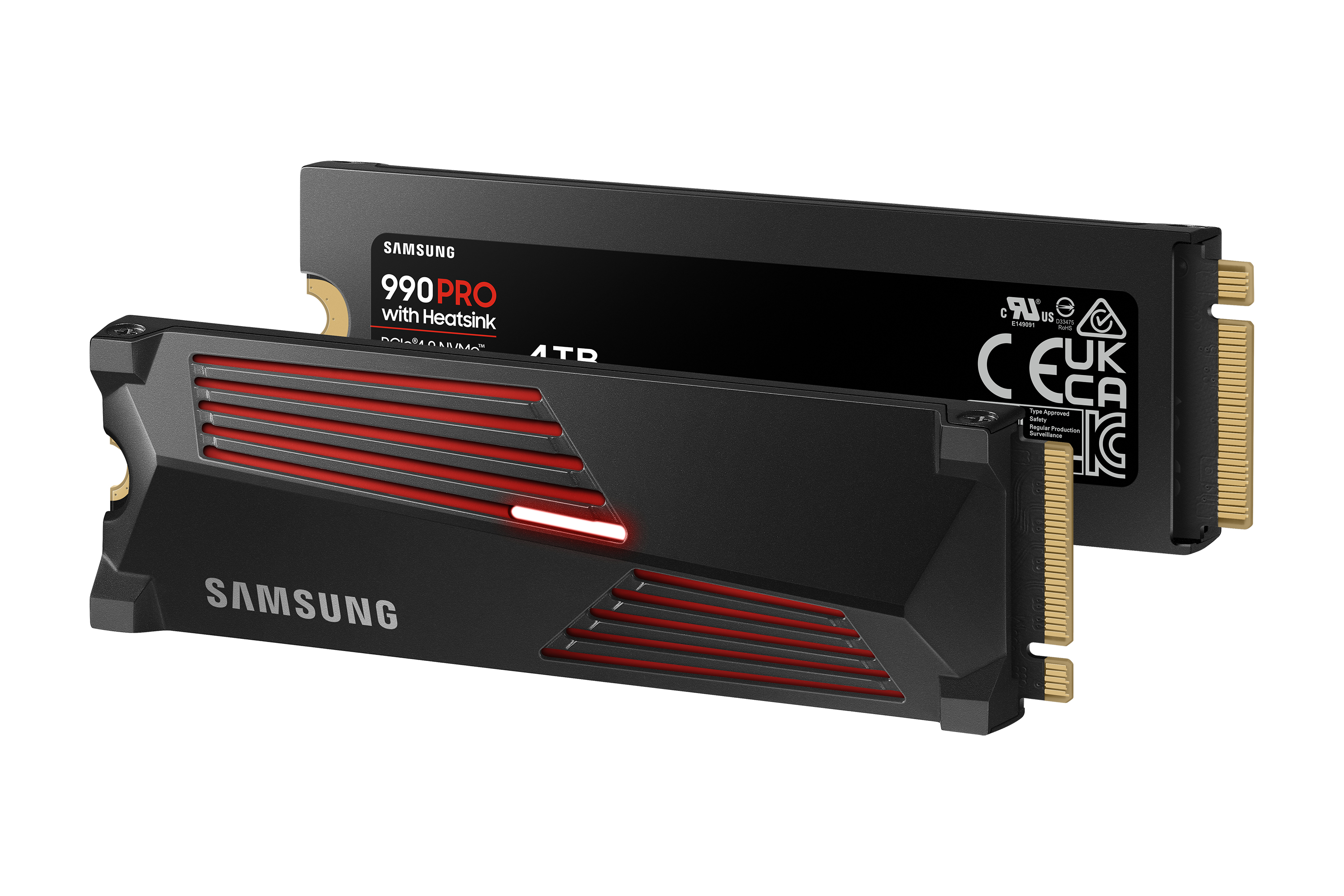 Samsung 990 PRO 4TB PCIe Gen 4.0 x4 NVMe M.2 2280 Soğutuculu SSD 7450-6900 MZ-V9P4T0CW