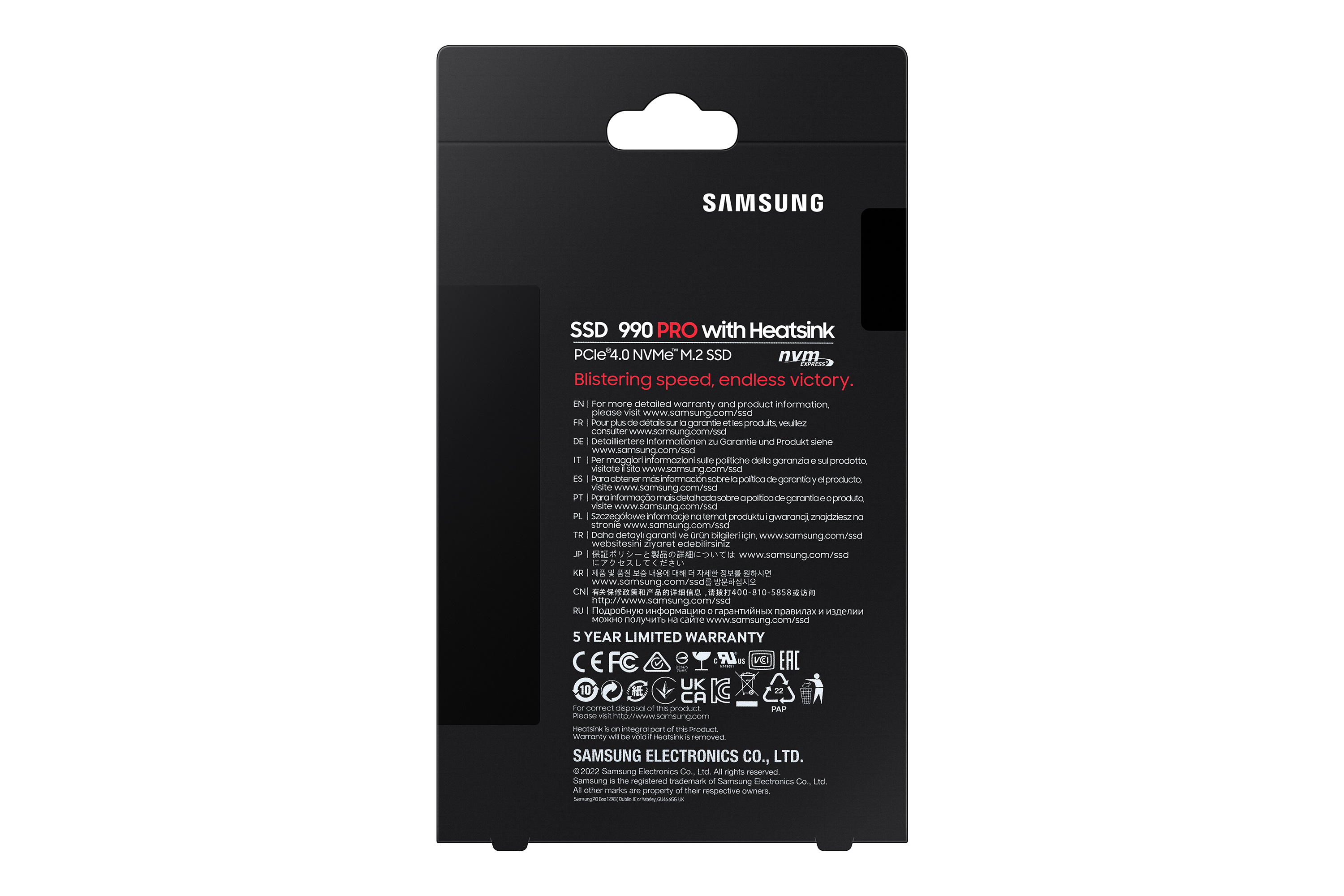 Samsung 990 PRO 4TB PCIe Gen 4.0 x4 NVMe M.2 2280 Soğutuculu SSD 7450-6900 MZ-V9P4T0CW