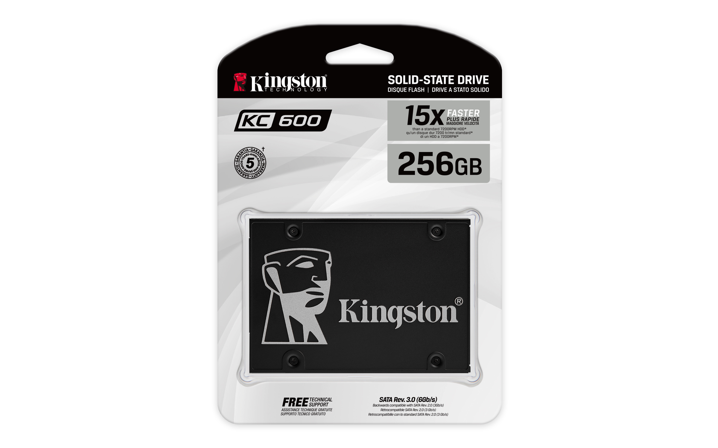 Kingston KC600 256GB 2.5 inç SATA 3 SSD SKC600/256G