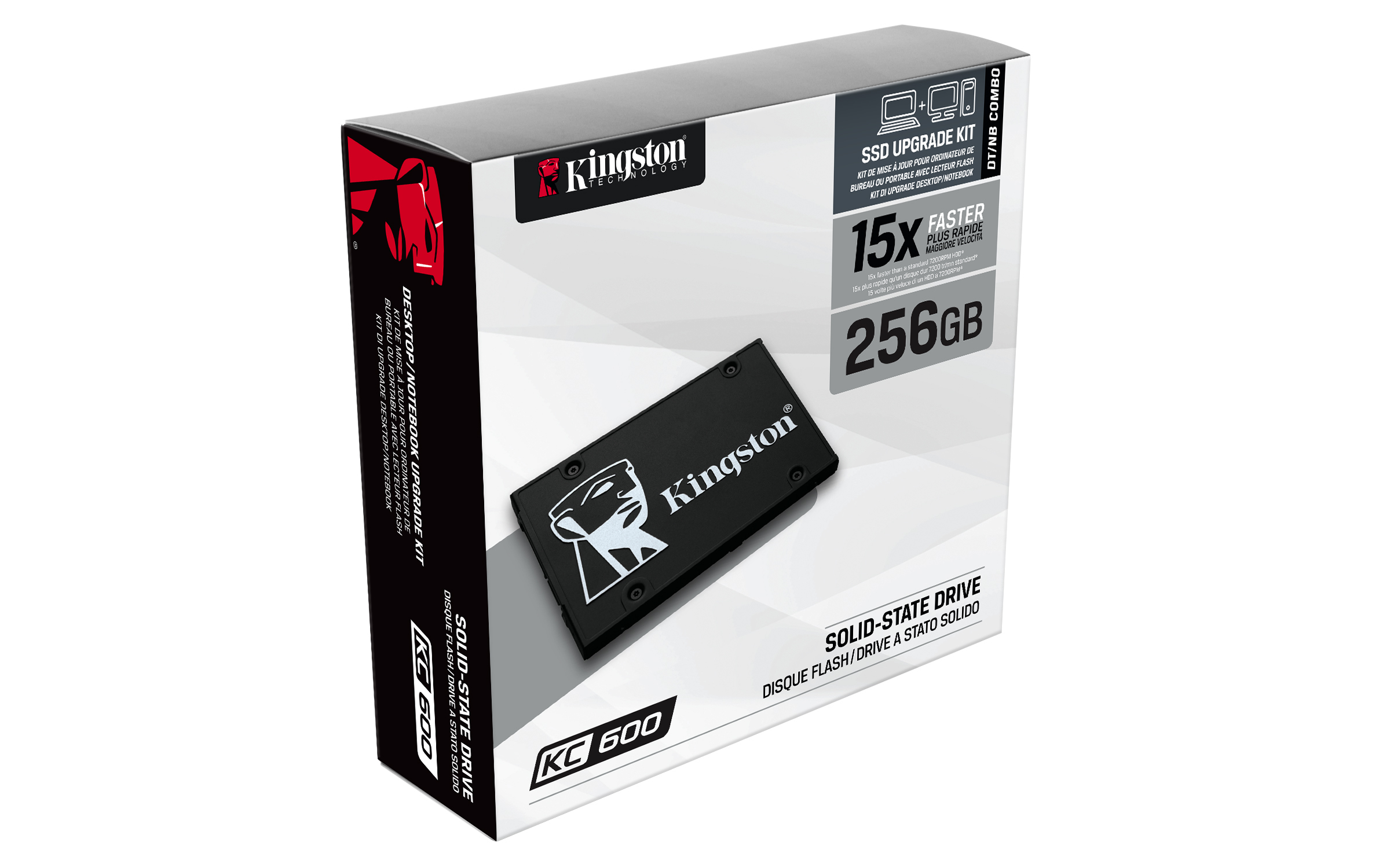 Kingston KC600 256GB 2.5 inç SATA 3 SSD SKC600/256G
