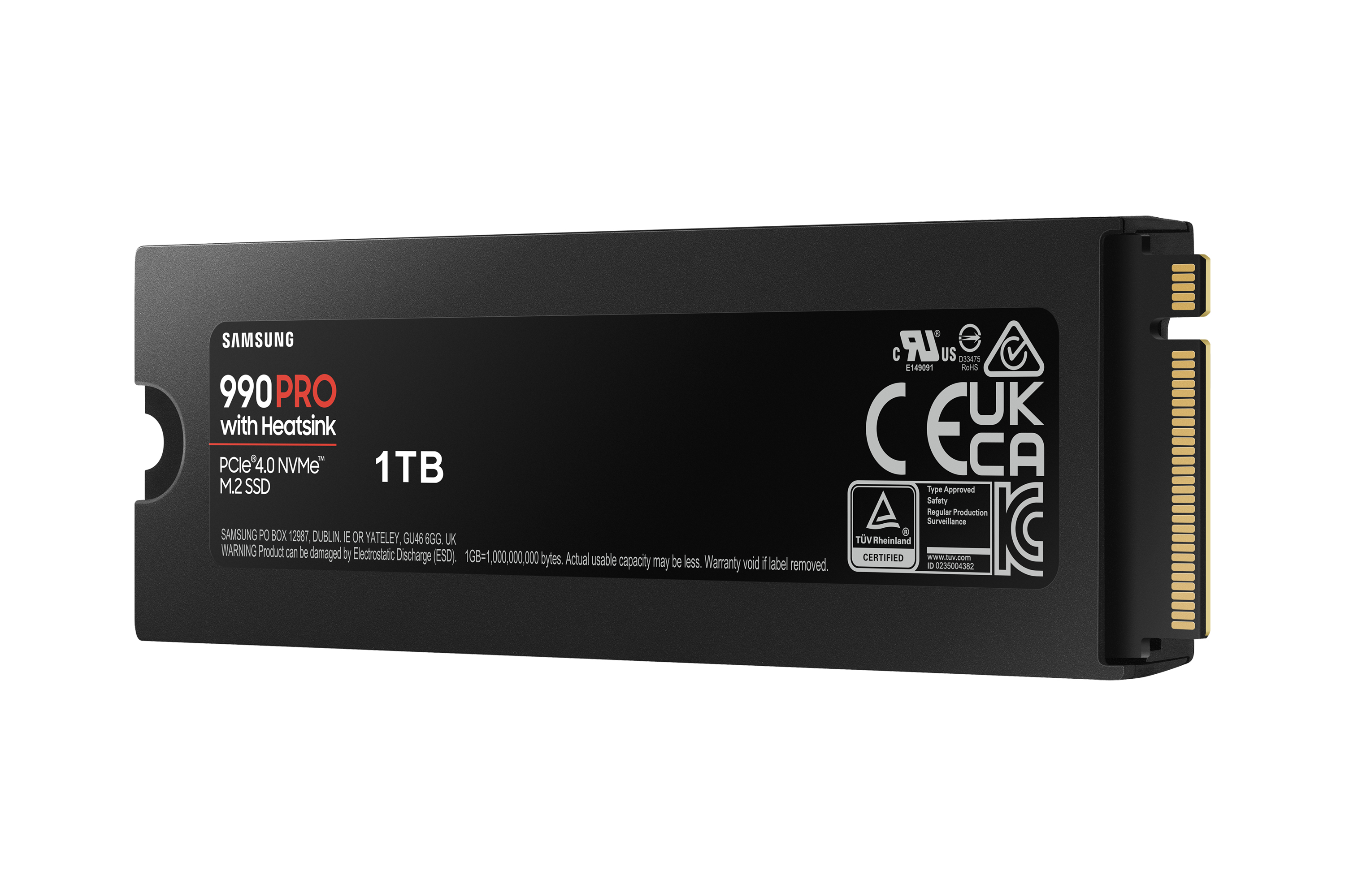 Samsung 990 PRO 1TB PCIe Gen 4.0 x4 NVMe M.2 2280 Soğutuculu SSD 7450-6900 MZ-V9P1T0CW