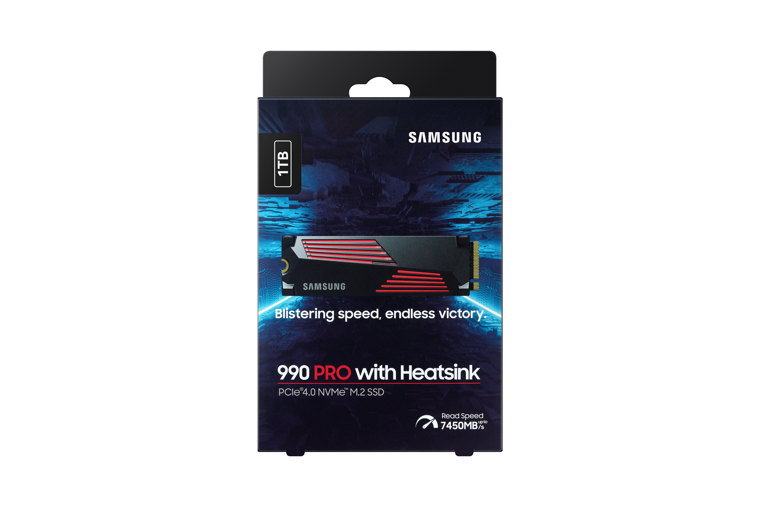Samsung 990 PRO 1TB PCIe Gen 4.0 x4 NVMe M.2 2280 Soğutuculu SSD 7450-6900 MZ-V9P1T0CW