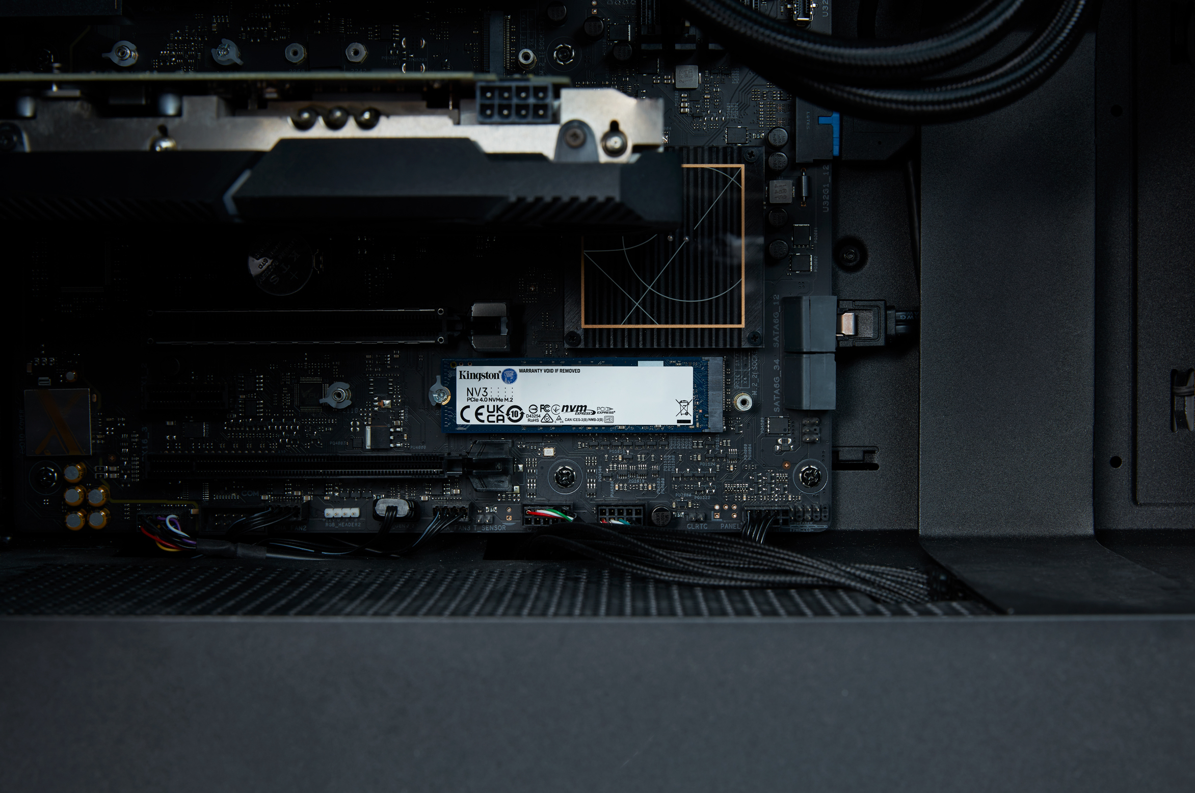 Kingston NV3 500GB PCIe 4.0 x4 M.2 NVMe 2280 SSD 5000-3000 SNV3S/500G