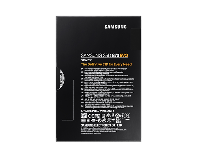 Samsung 870 EVO 1TB 2.5 inç SATA 3 SSD MZ-77E1T0BW