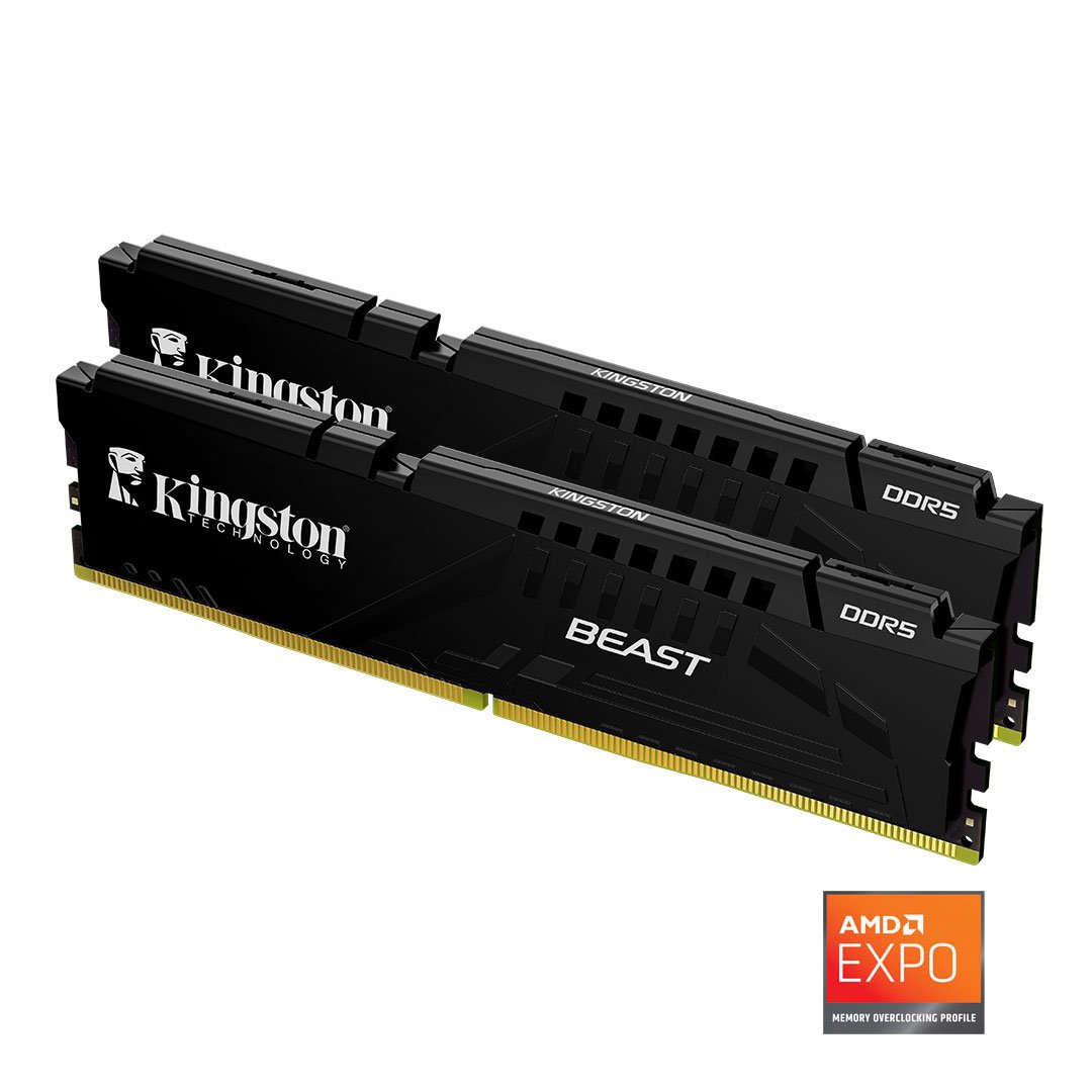 Kingston Beast Expo 32GB DDR5 6000MHz CL36 Performans Ram Kit (2x16GB) KF560C36BBE2K2-32TR