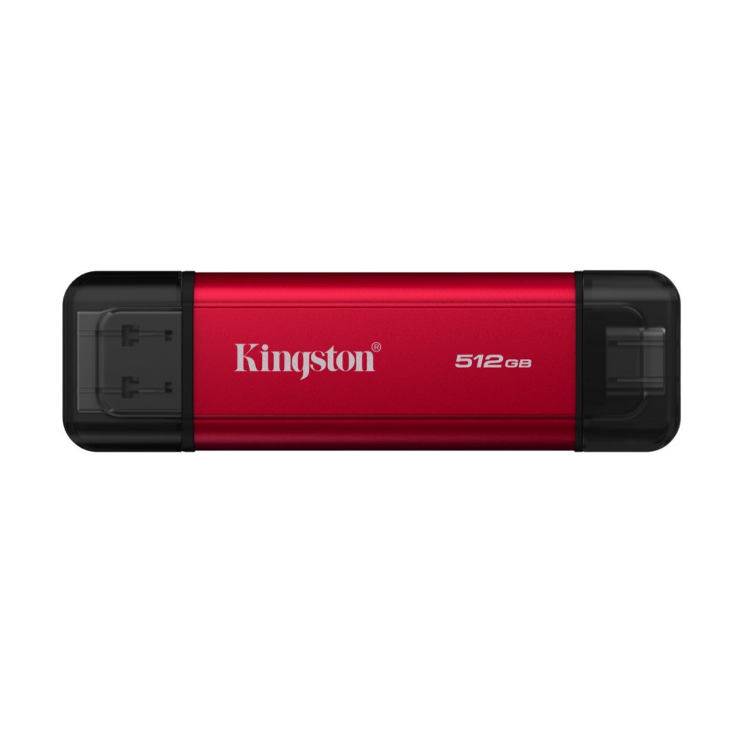 Kingston 512GB USB 3.2 Gen 2.2 Type C Kırmızı Taşınabilir SSD SPSD/512GB Portable SSD