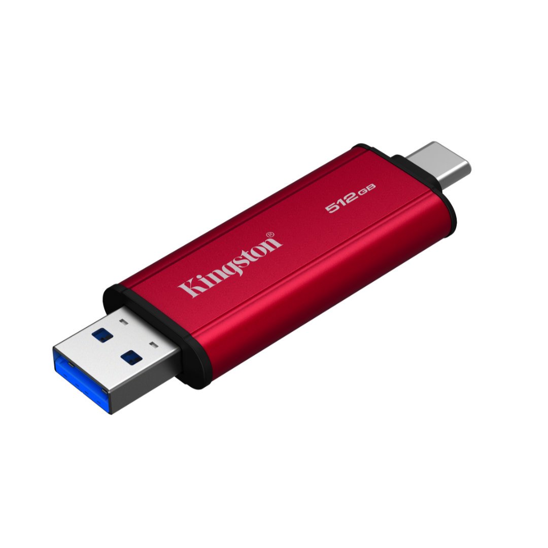 Kingston 512GB USB 3.2 Gen 2.2 Type C Kırmızı Taşınabilir SSD SPSD/512GB Portable SSD