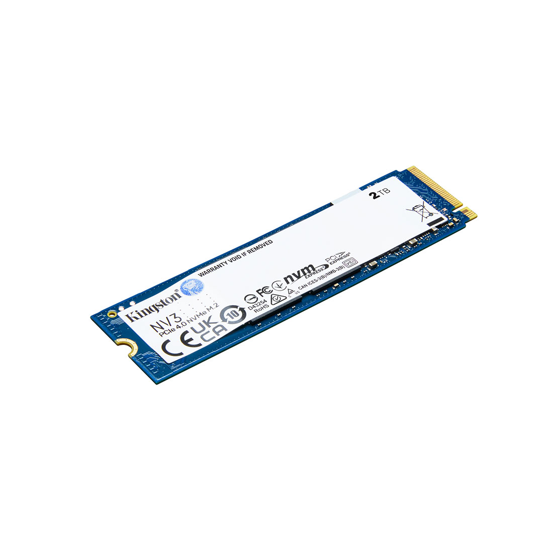 Kingston NV3 2TB  PCIe 4.0 x4 M.2 NVMe 2280 SSD 6000-5000 SNV3S/2000G