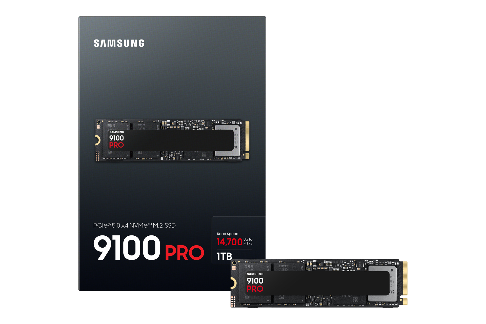 Samsung 9100 PRO 1TB PCIe Gen 5 x 4  NVMe M.2 2280 SSD 14700-13300 MZ-VAP1T0BW
