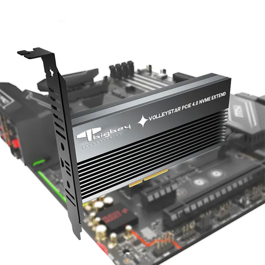 Bigboy PCIe 4.0 x4 M.2 x16 Soğutuculu 1xNVMe Çevirici Ünite BTC-M2G4PE4SH PCIe Cevirici