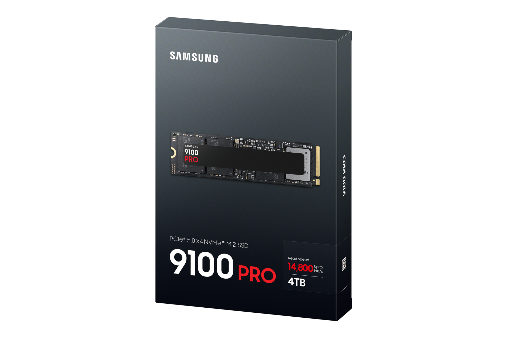 Samsung 9100 PRO 4TB PCIe Gen 5 x NVMe M.2 2280 SSD 14800-13400 MZ-VAP4T0BW