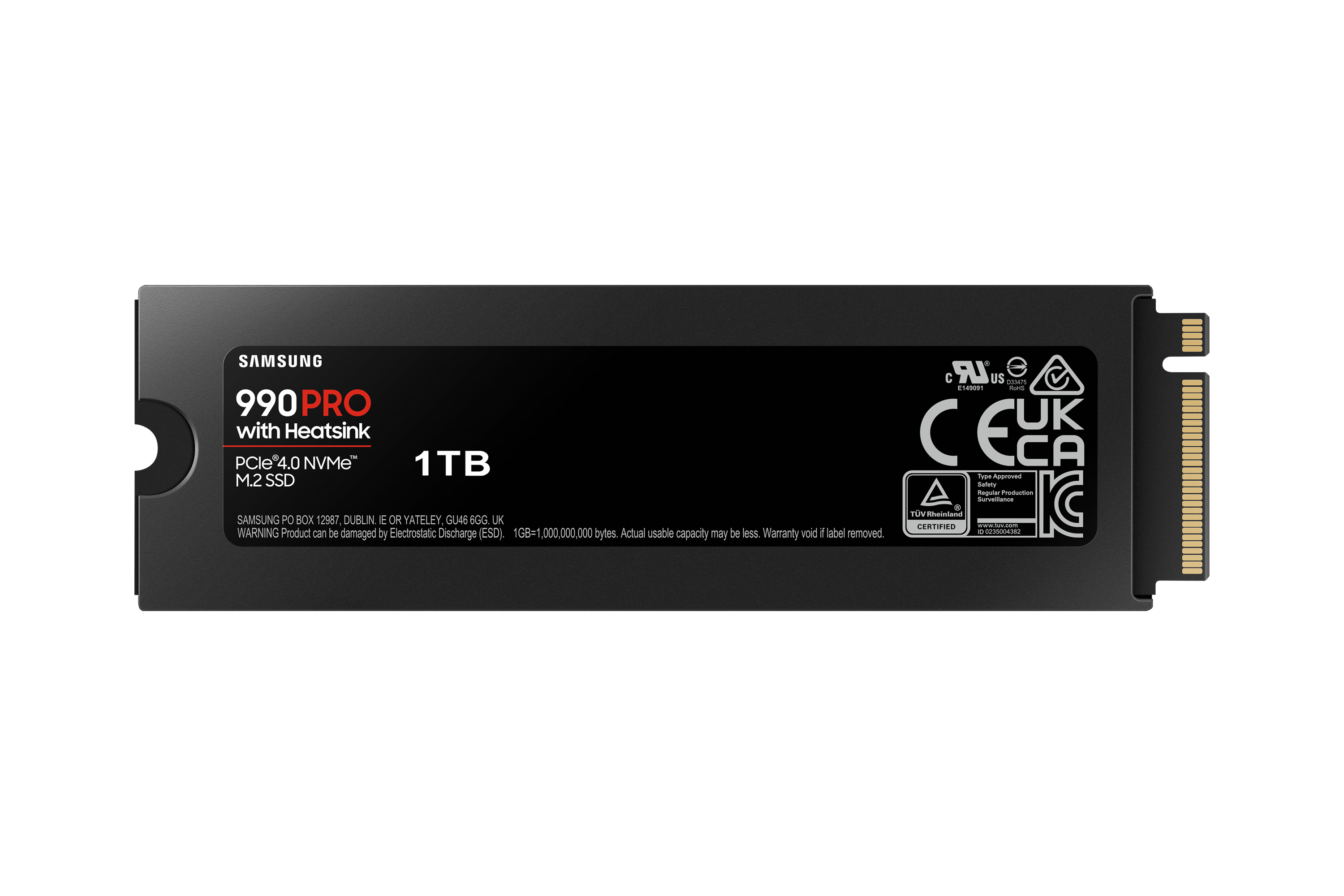 Samsung 990 PRO 1TB PCIe Gen 4.0 x4 NVMe M.2 2280 Soğutuculu SSD 7450-6900 MZ-V9P1T0CW