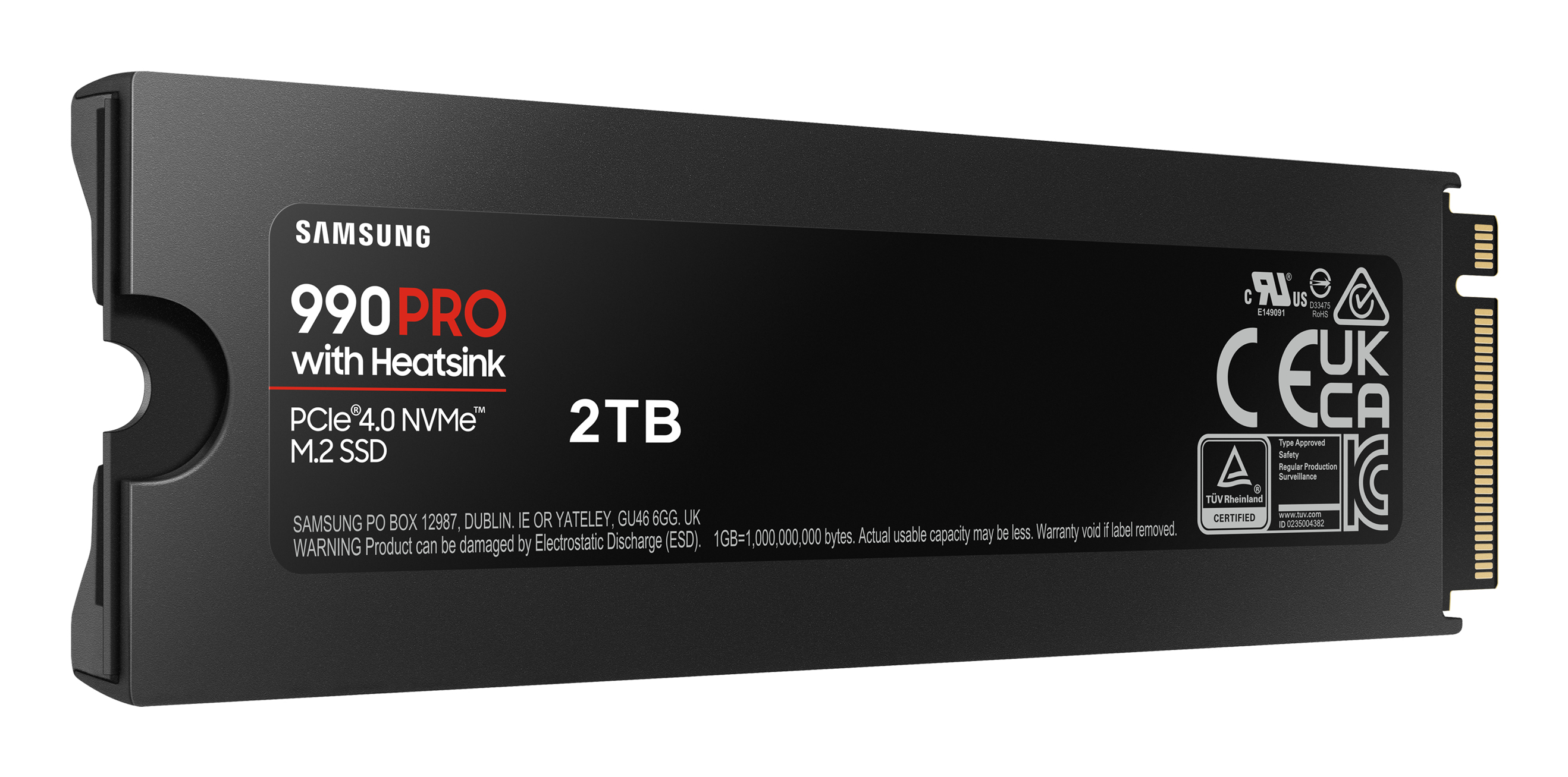 Samsung 990 PRO 2TB PCIe Gen 4.0 x4 NVMe M.2 2280 Soğutuculu SSD 7450-6900 MZ-V9P2T0CW