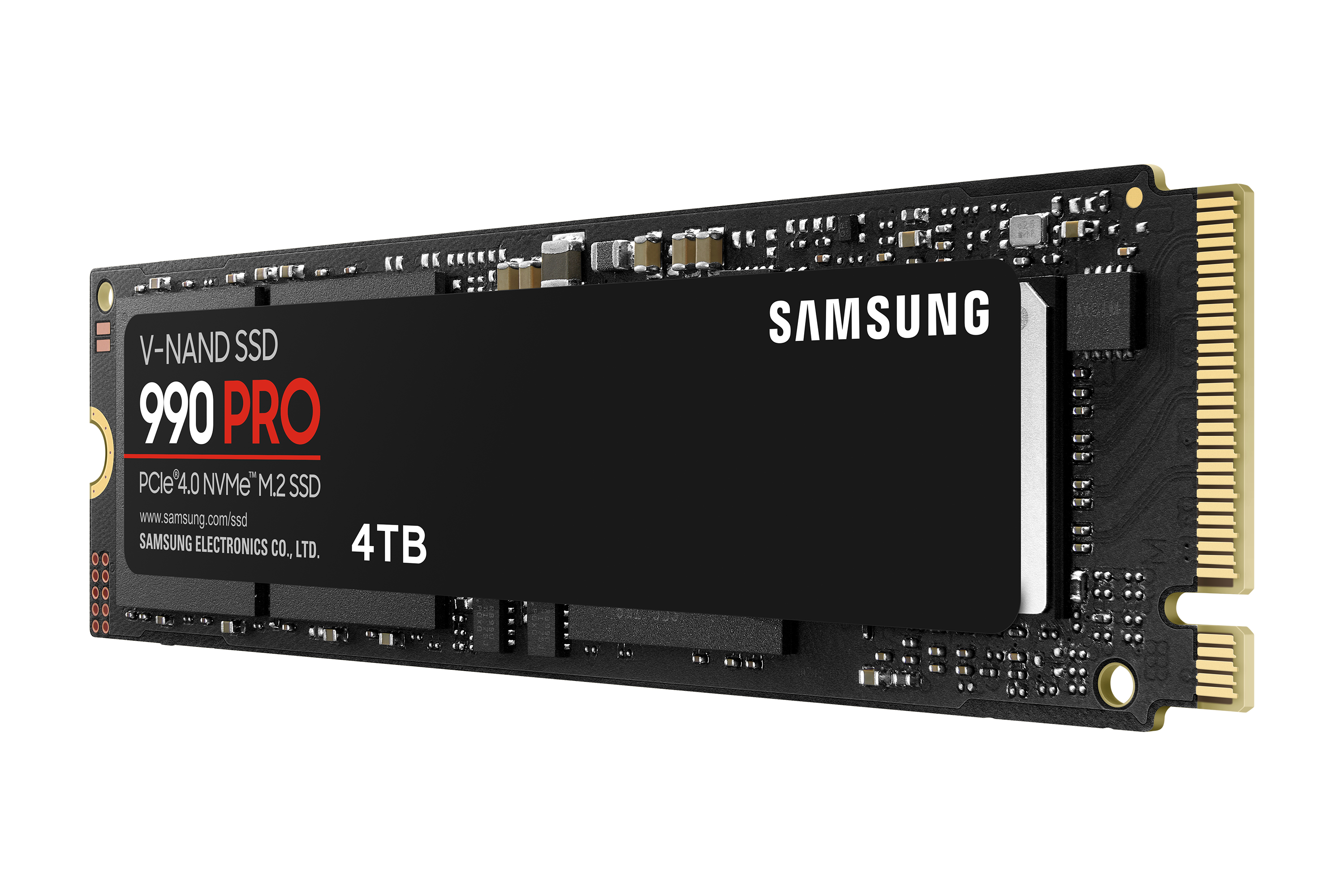 Samsung 990 PRO 4TB PCIe Gen 4.0 x4 NVMe 2280 SSD 7450-6900 MZ-V9P4T0BW