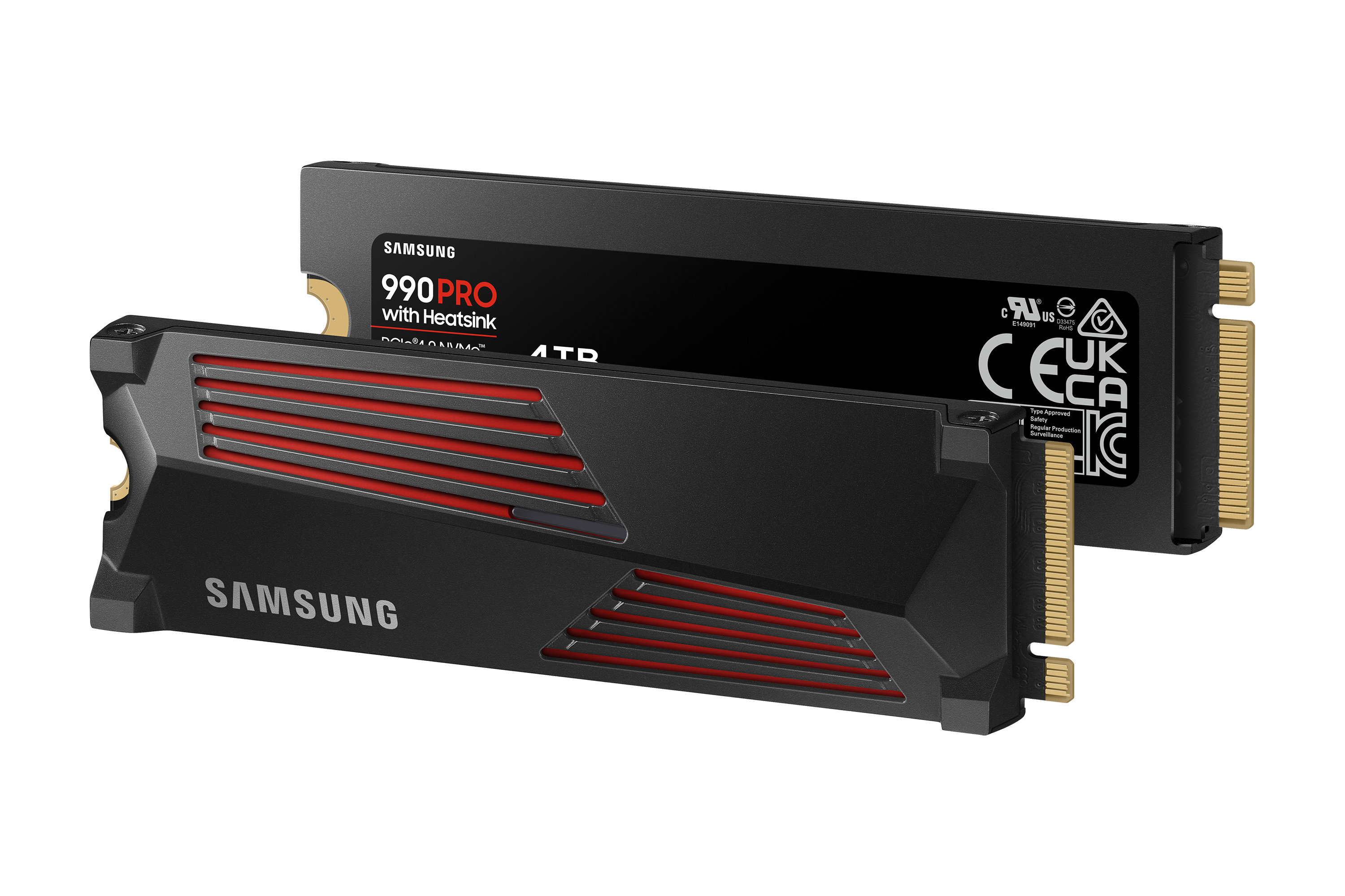 Samsung 990 PRO 4TB PCIe Gen 4.0 x4 NVMe M.2 2280 Soğutuculu SSD 7450-6900 MZ-V9P4T0CW
