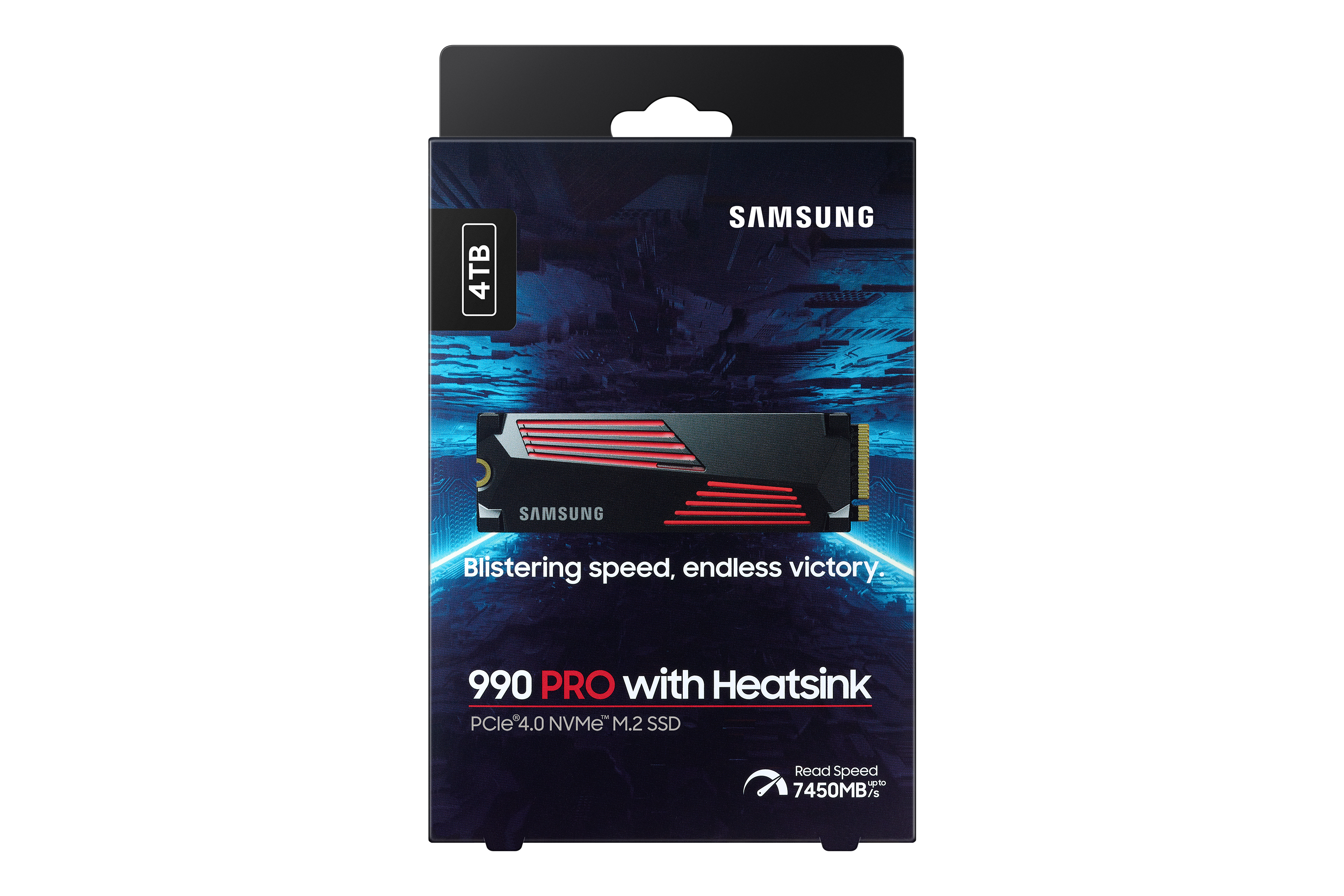 Samsung 990 PRO 4TB PCIe Gen 4.0 x4 NVMe M.2 2280 Soğutuculu SSD 7450-6900 MZ-V9P4T0CW